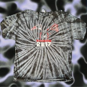 NFL patriots tie dye super bowl short sleeve tee shirt